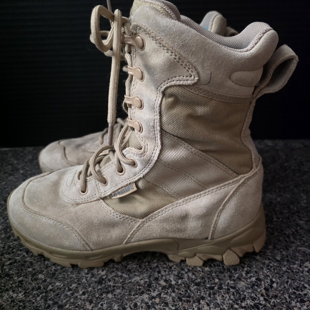 Blackhawk Desert Ops Tactical Combat Boots Men's 5.5 Tan‎ Vibram Sole Military